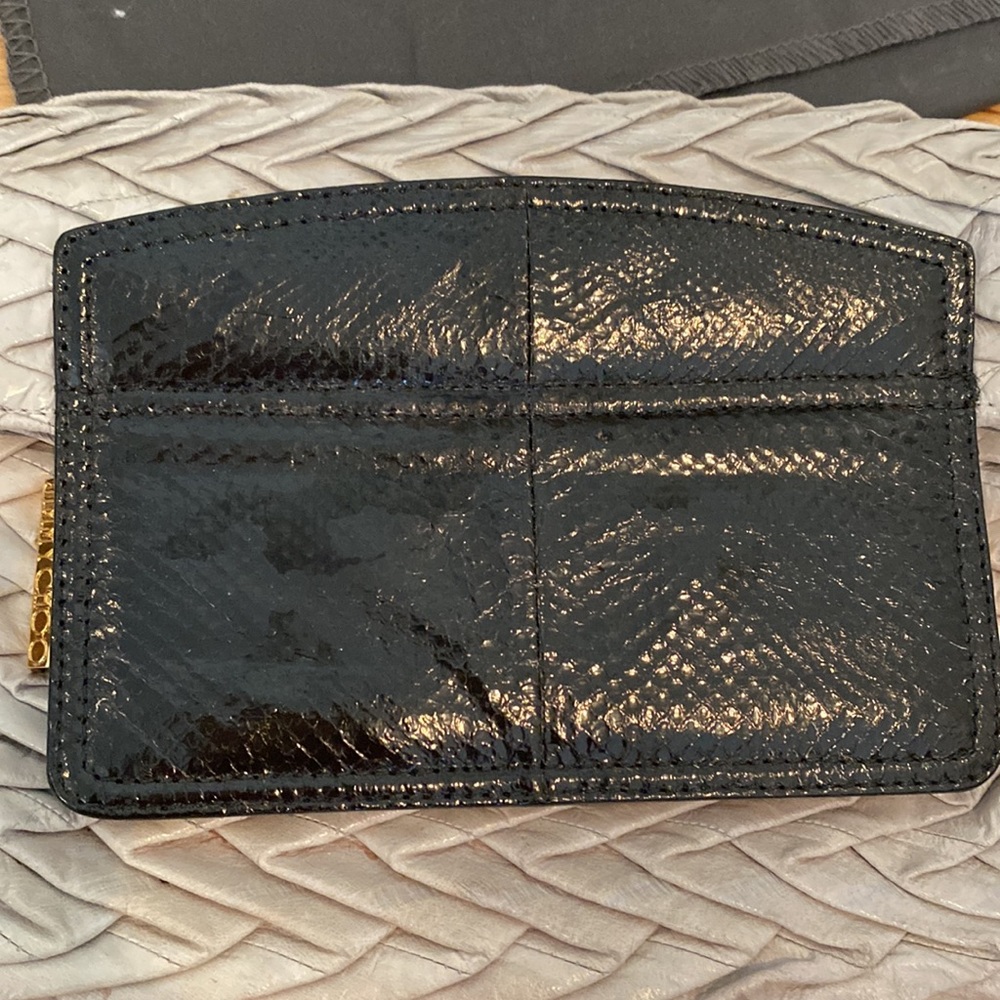 Jimmy Choo Pleated Leather Clutch. - Picture 10 of 10
